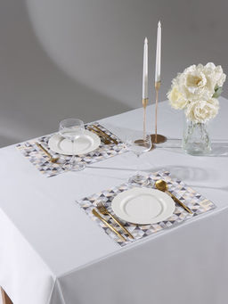 Набор салфеток «Этель. Треугольники», 30×40 см - 2 шт., сатин 110 г/м²