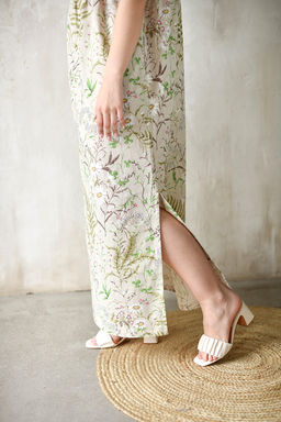 Женское платье полулён жёлтый 1921 (24)