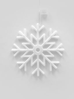 ULD-H4040-048/DTA MULTI IP20 SNOWFLAKE Фигура светодиодная "Снежинка", 40х40см. Подвесная. 48 светодиодов. Красный, синий, белый свет. Провод прозрачный. TM Uniel.