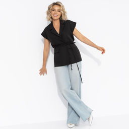 Жилет оверсайз, Слишком модно (black) - Charutti фото 4