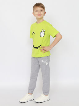CSKB 63824-36-412 Футболка для мальчика,лайм