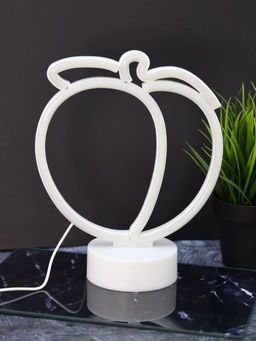 Неоновый LED ночник настольный "Plump peach", свечение mix (24*20,5 см)