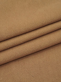 Крапива Рами (Ramie) с хлопком цв.Ореховый мусс, ш.1.4м, крапива-50%, хлопок-50% - Купава фото 3