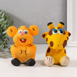 Растущий подарок травка «Травянчик. Зверёныши», фигурка для выращивания, МИКС