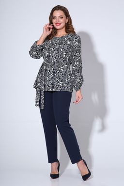 Костюм Liona Style 811 молочный/синий
