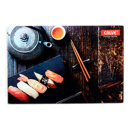 Доска разделочная 20*30 см, стеклянная, суши 5 арт. CL-7068E