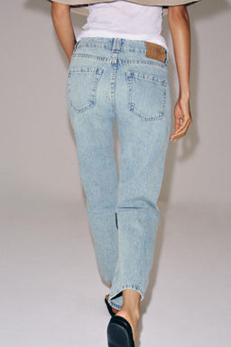 JEANS ZW COLLECTION CIGARRETE TIRO MEDIO / Azul claro - Zara фото 4