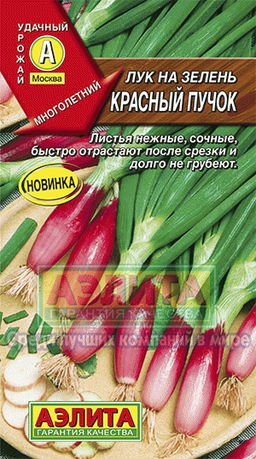 Лук на зелень Красный пучок 0,3г (Аэлита)
