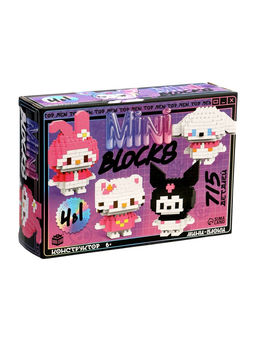 Конструктор UNICON «Mini Blocks. Веселые друзья», 4 в 1, 715 деталей