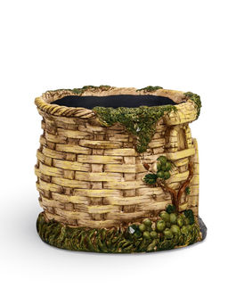 Декоративный горшок для цветов «Замок», 14×14×11 см, керамический, Greengo