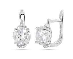 Серьги, куб.циркон., МЦВА195