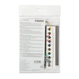 Набор для вышивания PANNA Живая картина JK-2218 Брошь. Кот в радужных очках 5.5 х 5.5 см