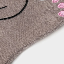 Мочалка варежка детская Доляна «Бегемотик», для купания, 21 см