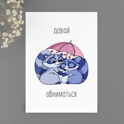 Открытка мини, набор на 14 февраля «Вечер для влюбленных», 10 шт, 10,5 х 14,8 см