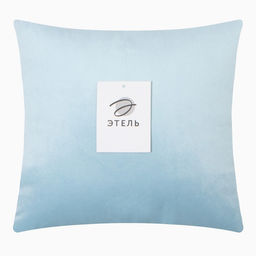 Подушка декоративная Этель цв. голубой, 30*30см, велюр  фото 9