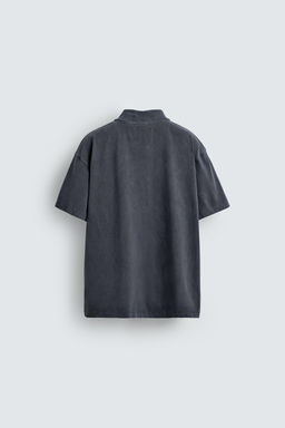 WASHED RELAXED FIT POLO SHIRT - Zara фото 8