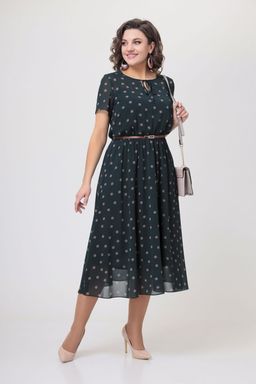 Блуза Swallow 803.2 черный+серебряный узор фото 348