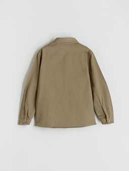 Basic Uzun Kollu Erkek ?ocuk G?mlek