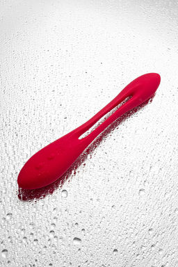 Многофункциональный вибратор для пар Satisfyer Elastic Joy, красный  фото 18