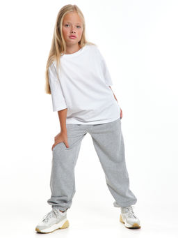 Спортивные брюки трикотажные 22-7999 коричневый - Mini maxi фото 16