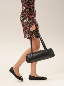 Сумка багет на плечо Deboro 31129 черный