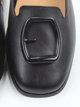 06-DLG03-1 BLACK Туфли женские (натуральная кожа)