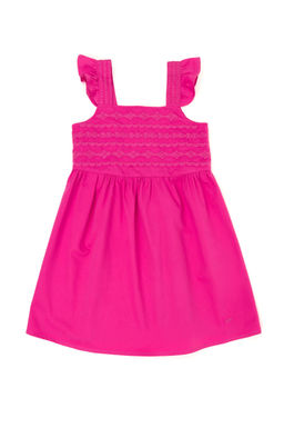 Розовое плетеное платье для девочки - U.s. polo assn фото 2