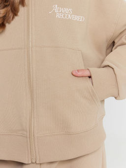Толстовка для девочек бежевая Always recovered - Mark formelle фото 6