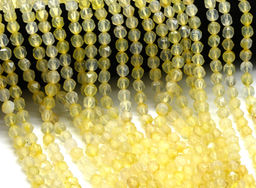 Бусины из агата тонированного шарик гр.7мм цв.желтый, 40см, 50 бусин Радуга камня