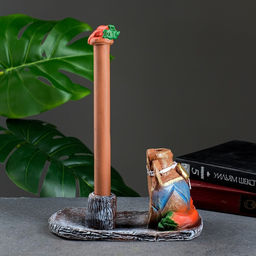 Держатель для бумажного полотенца "Амфора и перцы" 20х12х11см