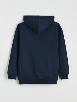 Kap??onlu Fenerbah?e Bask?l? Erkek ?ocuk Sweatshirt