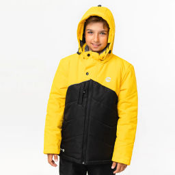 RODOS Утеплённый костюм М-228д Чёрный/Жёлтый