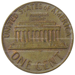 Монета 1 цент 1973 года D США