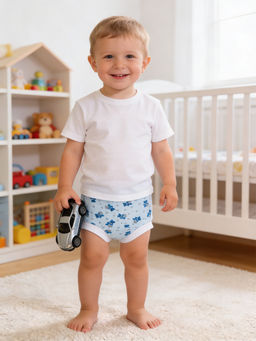 Трусы детские голубые мишки