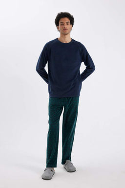 Desenli Cepli Polar Pijama Alt? - Defacto фото 3