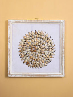 Панно «Композиция из ракушек», 45×3×45 см