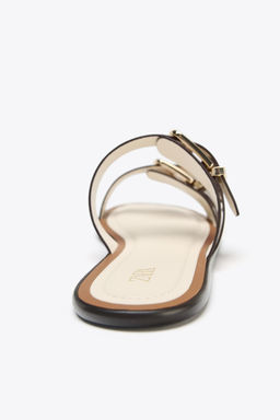 DOUBLE-STRAP BUCKLE SANDALS - Zara фото 10