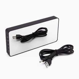 Часы электронные настольные, USB, на подвесе, 7.5×15.5 см, белая индикация