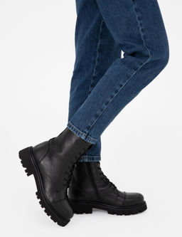 Siyah Deri Ba_c_kl_ Bot - Pierre cardin фото 2