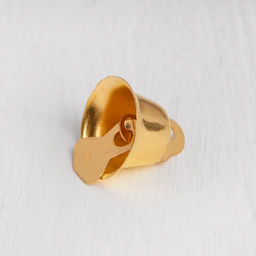 Колокольчик для рукоделия, набор 10 шт., размер 1 шт. 1,4 см, цвет золотой - Школа талантов фото 2