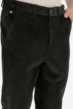 Мужские темно-зеленые брюки из плотной ткани - U.s. polo assn фото 12