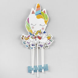 Набор для украшения торта Единорог, 5 шт. - Страна карнавалия фото 2