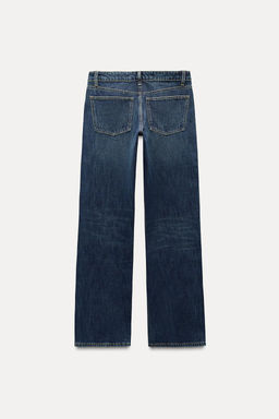 TRF WIDE-LEG LOW-RISE JEANS - Zara фото 5