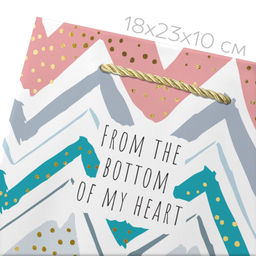 Пакет подарочный малый 18х23х10 см LOREX GIFT BAG серия PASTEL FAUVISM - Super bat фото 3