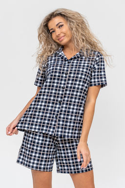 Костюм женский Натали из хлопка в клетку  фото 49