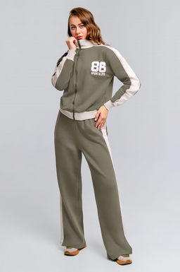 Арт. 2537 Костюм женский с брюками 44-50 (4 шт) Цвет:хаки - Калинка фото 11