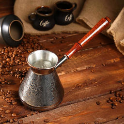 Турка для кофе Виноград, 600 мл, медь