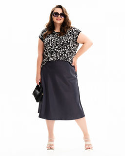 Футболка с рукавом кимоно из Искусственного шёлка - Elena sorti фото 5