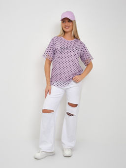 Футболка женская Бьюти вискоза лаванда