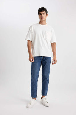 Облегающие джинсовые брюки скинни с высокой талией Wiser Wash в стиле 90-х годов - Defacto фото 4